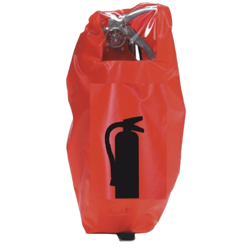 Housse pour extincteurs 5 lbs avec vitre et élastique