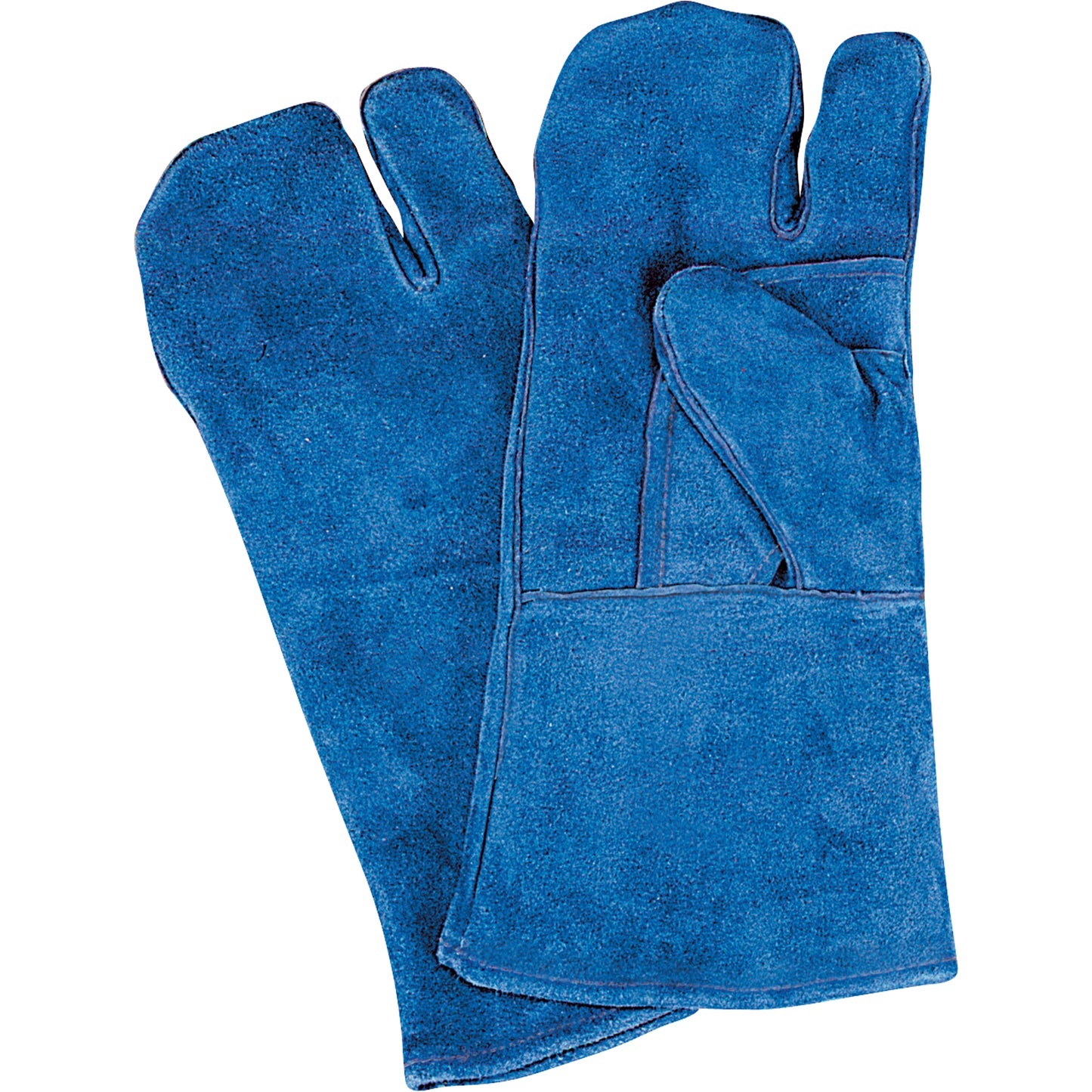 Gants de soudage à pouce & paume doubles, Cuir de vache refendu, Taille Grand