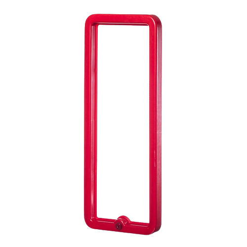 Cabinet rouge en plastique CHIEF pour extincteur de 5 lb