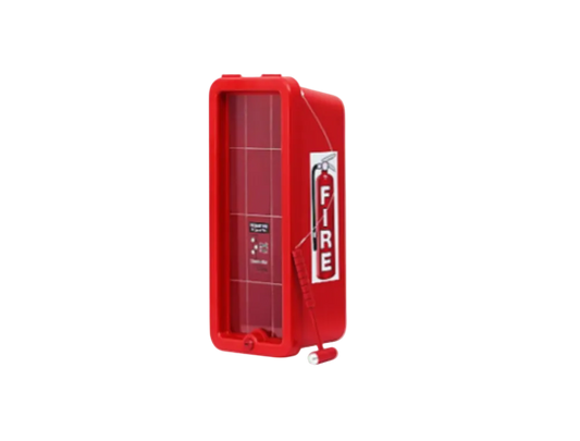 Cabinet rouge en plastique CHIEF pour extincteur de 5 lb