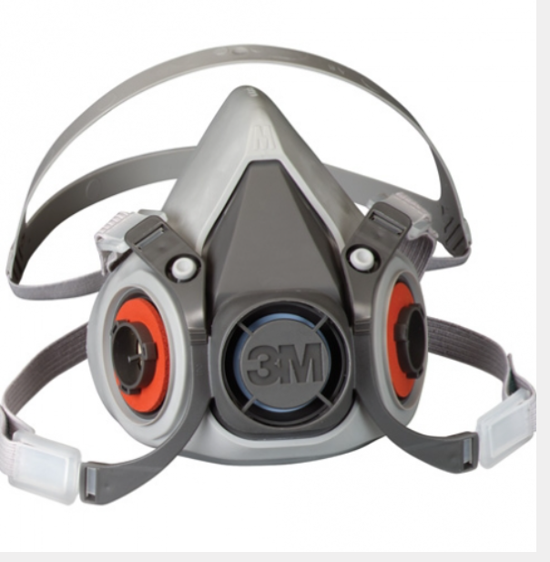 Respirateur réutilisable à demi-masque série 6000, Thermoplastique, Moyen